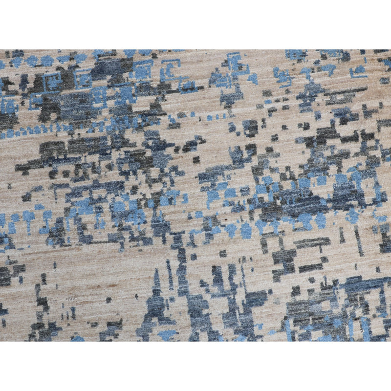 Hand Knotted Wool Area Rug