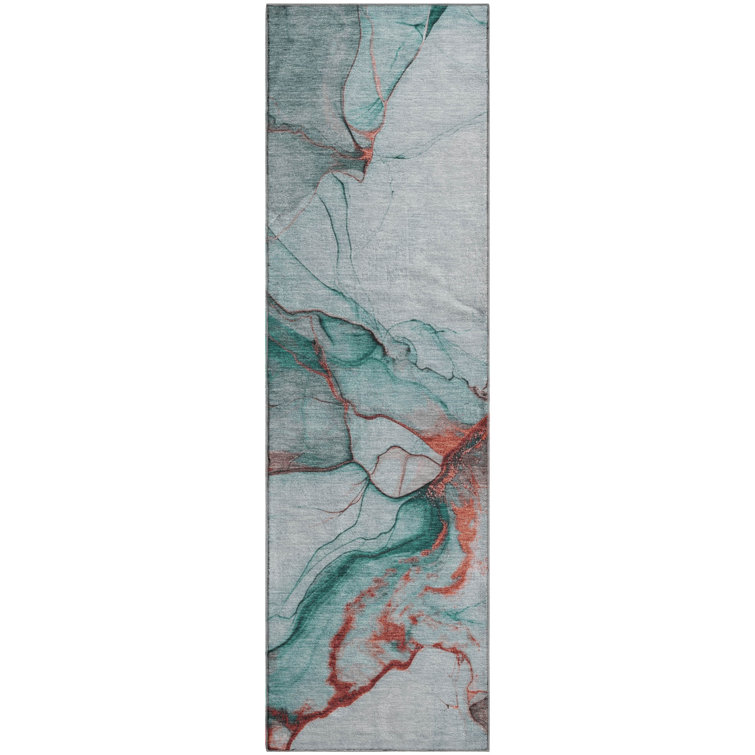 Premium Machine Washable Mehara AMF1690 Abstract Rug