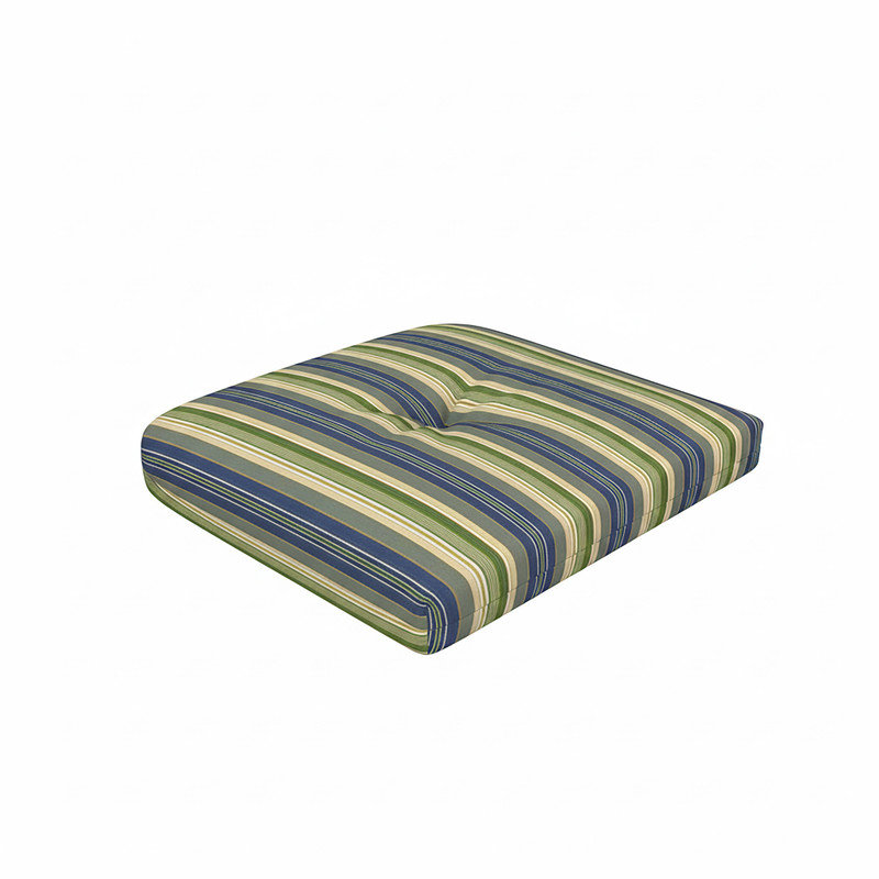 Coussin de remplacement pour chaise d'extérieur Sunbrella, Calista Delft rayé