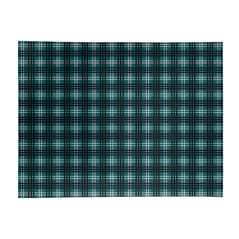 Tapis écossais vert, Rectangle 8 pi x 10 pi