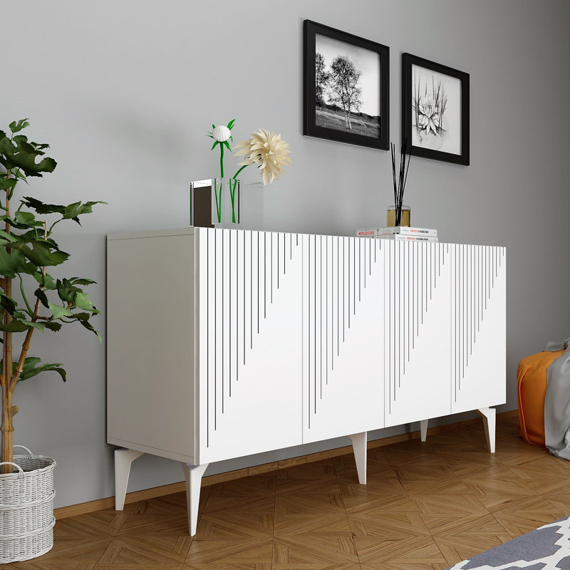 Olivia 79cm Console Table, White
