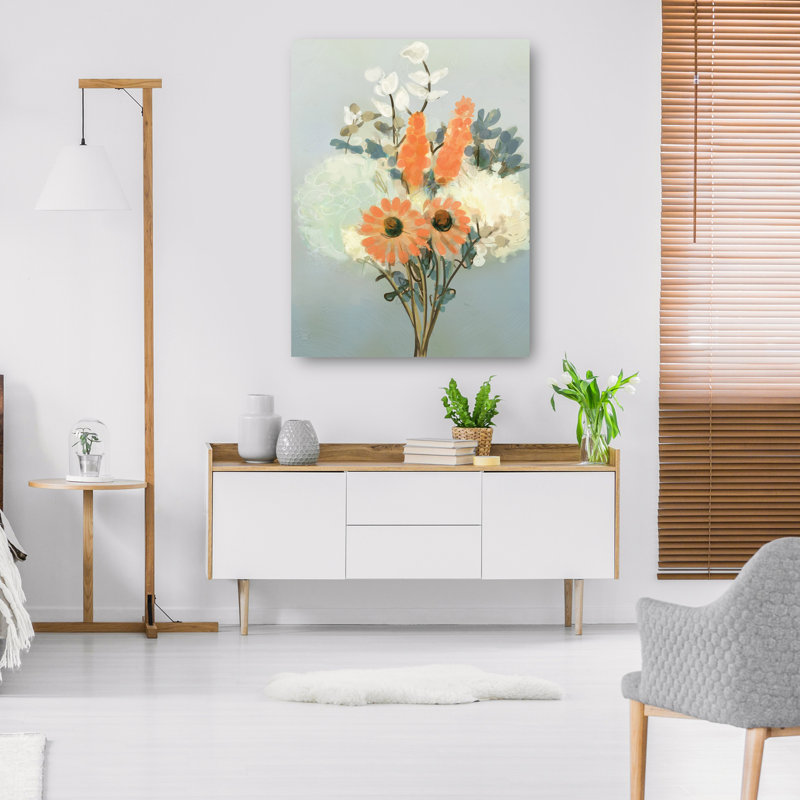 Painted Ladies I 14" x 11" Canvas Art Print