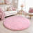 Thick, Non-Slip Round Indoor Rug Pink Design Ultra-Soft Perfect for Living Rooms, Nurseries, Bedrooms, and Home Offices-805677174-805677176