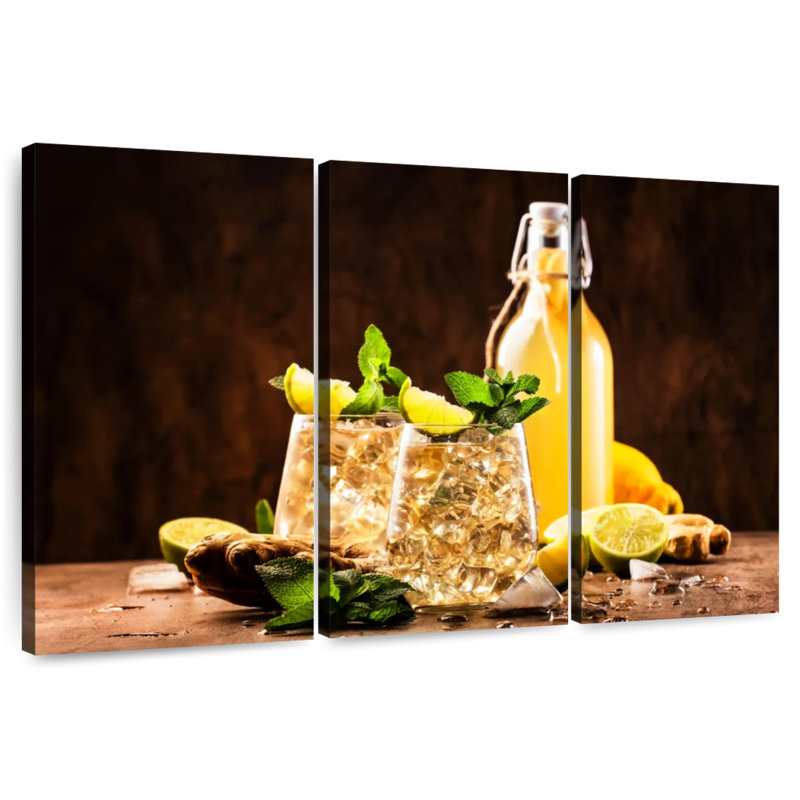 Yarlin Golden Ginger Ale, H 24 po x l 38 po