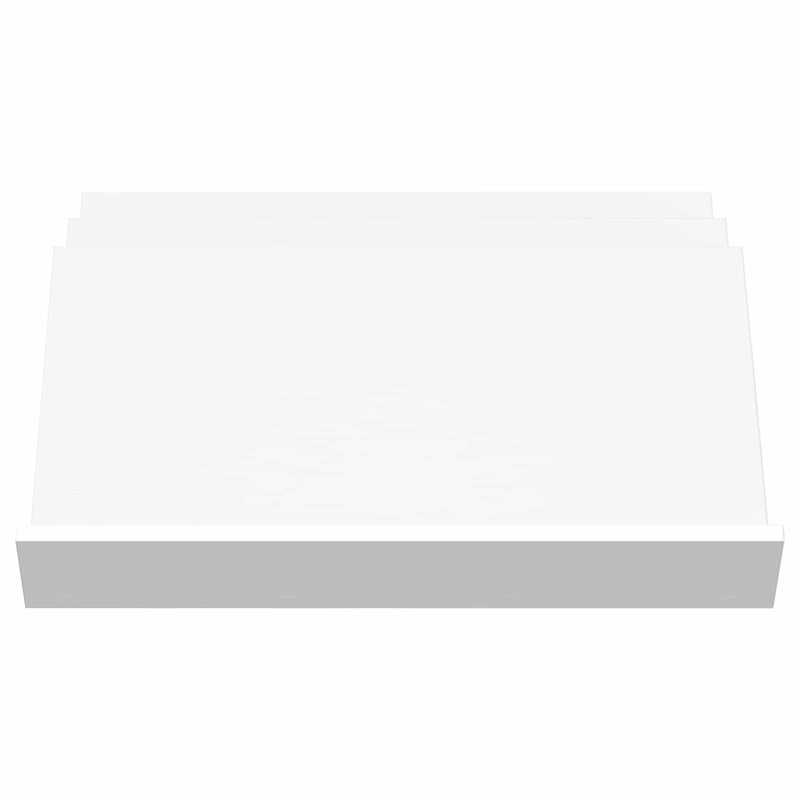 Wood Free Standing Magazine Rack, White