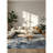 Rug Branch Joni 7' x 10' (6'7" x 9'6") Blue/Beige Stone Mosaic Indoor Area Rug, Contemporary, Low Pile, Stain-Resistant Carpet - Living Room, Bedroom, Dining Room, and Kitchen-1271222390