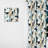 Neutral Grey Tiles Mosaic II - Modern Velvet Curtain - Room Darkening - 1 Panel-107598144