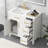 Bathroom Vanity With Sink Top, Bathroom Cabinet With Two Doors And Three Drawers-1196793891