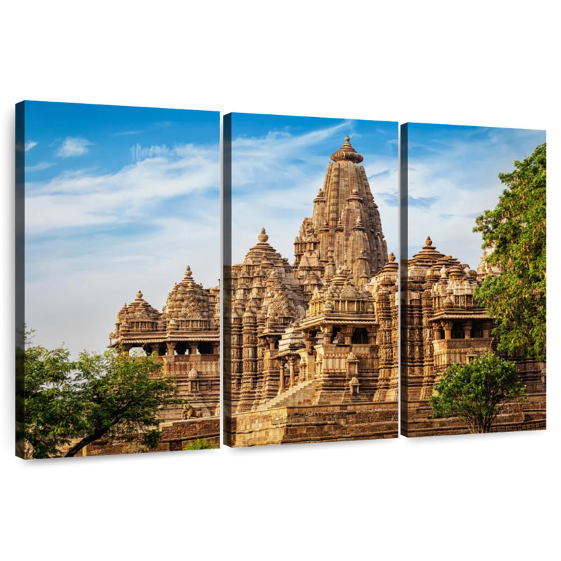 Adella Kandariya Mahadeva antique, H 28 po x l 45 po