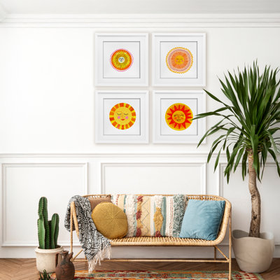 Ensemble de 4 sous-verres Whimsical