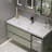 Gentle style bathroom cabinet.