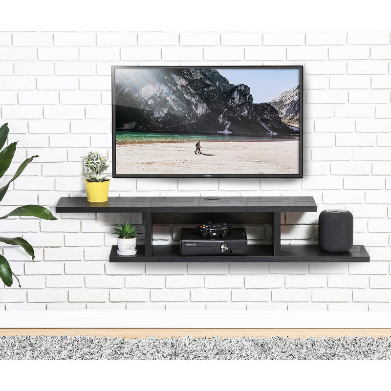 Aronda Unfinished Floating TV Stand for TVs up to 55"