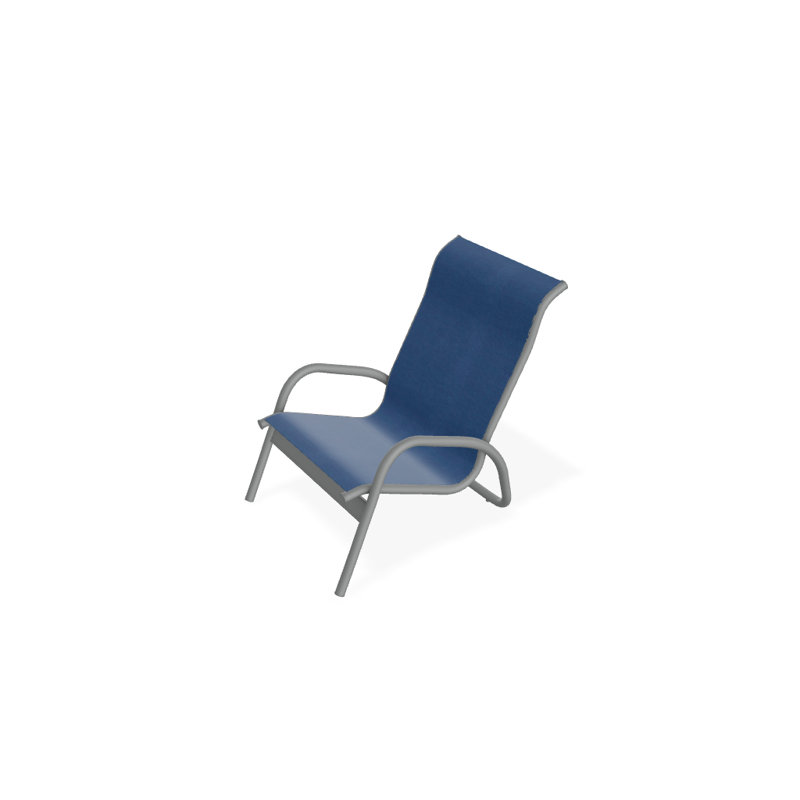 Gardenella Patio Chair, Cobalt, Graphite