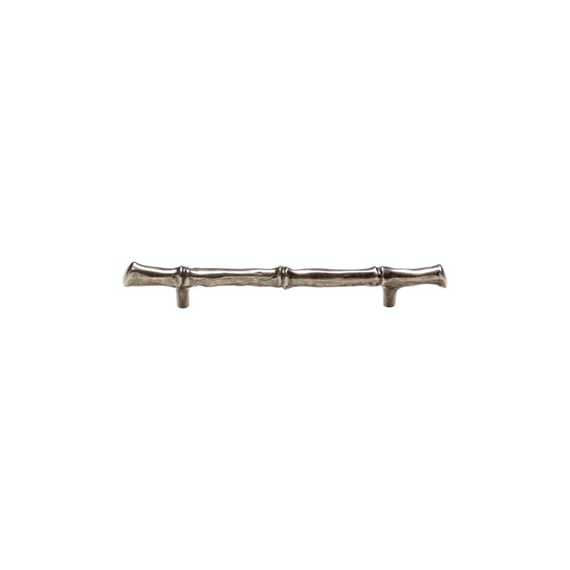 Bamboo Bar / Handle Pull, White Bronze Medium