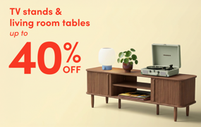 TV stand & living room table clearance