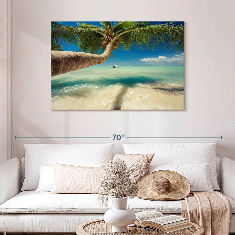 Gillard Caribbean Beach Palm Tree, 30" H x 45" W