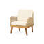 Chaise de patio avec coussins Varian