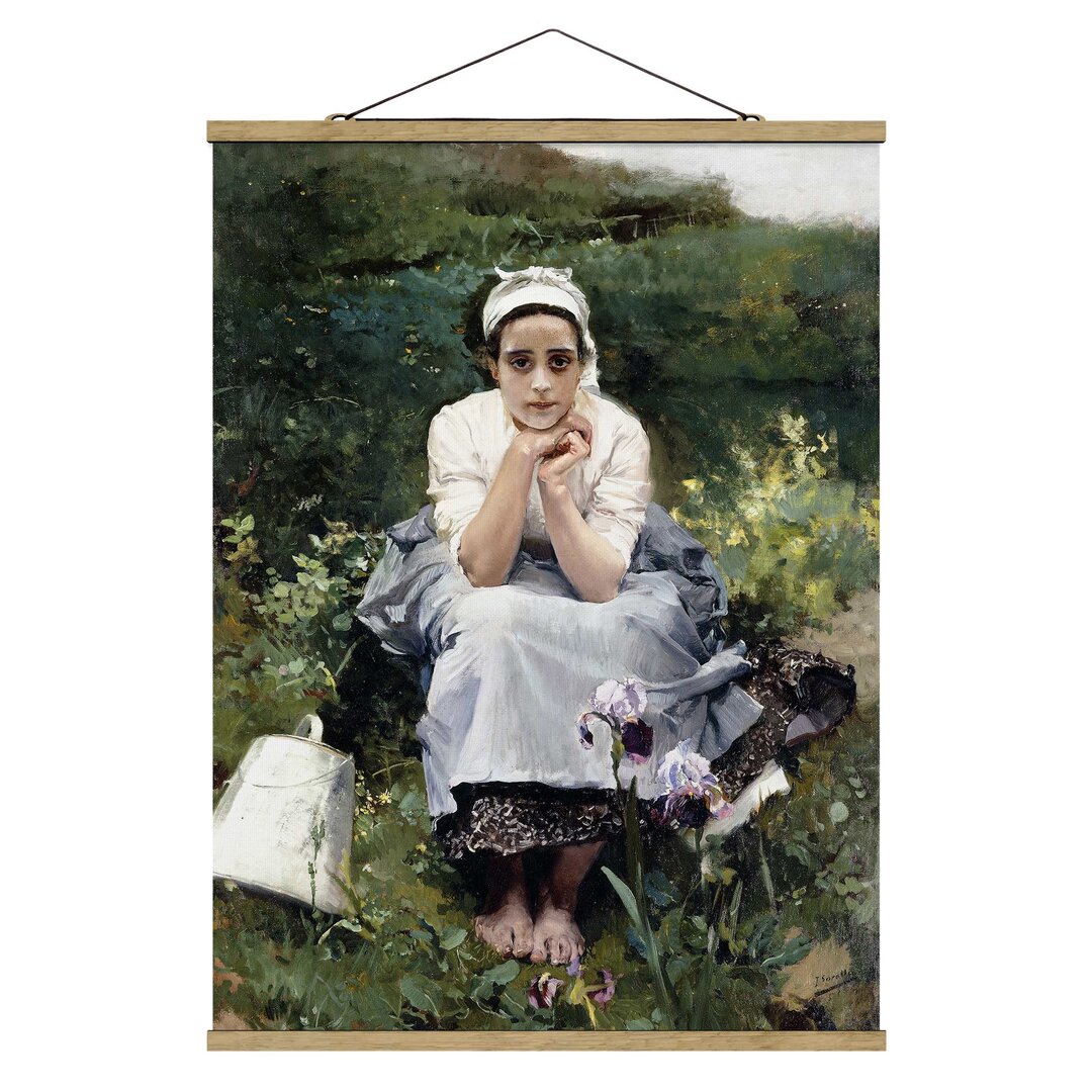 Stoffbild The Milkmaid von Joaquin Sorolla