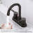 2 Handles Bathroom Sink Faucet, Oil Rubbed Bronze Centerset RV Bathroom Faucets For 2/3 Hole