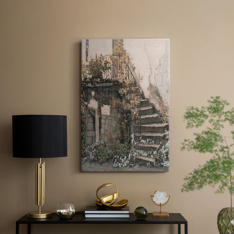 Escaliers Gracieux - Cavas enveloppés de galerie, H 18 po x l 12 po