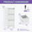 3 Drawer Metal Vertical File Cabinet with Lock Office Home Steel Vertical File Cabinet for A4 Legal/Letter Size-818519608
