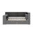 Wood Full Size Platform Bed With Storage Units, Drawers, Charging Port, LED Light, Desk-1905274587