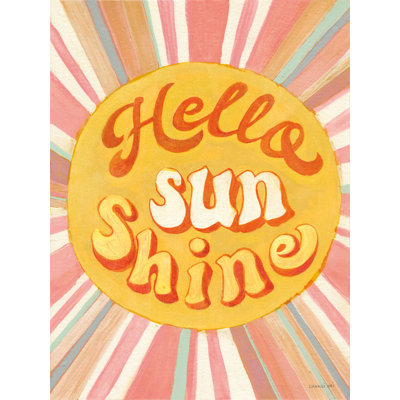 «Hello Sunshine» par Danhui Nai, impression sur toile tendue