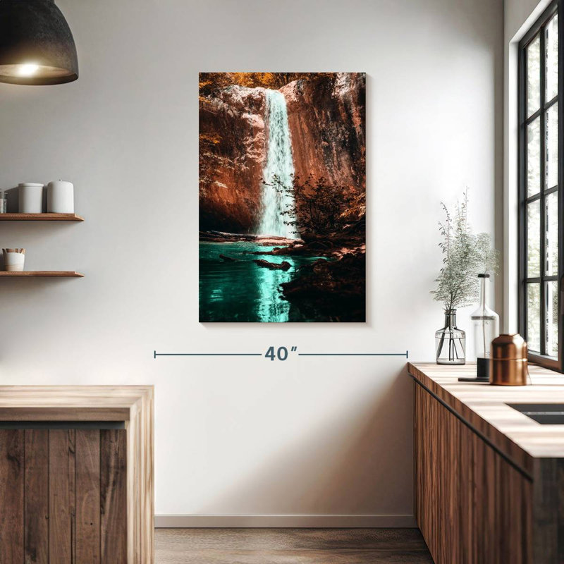 Kerrick Fiery Waterfall, H 39 po x l 26 po