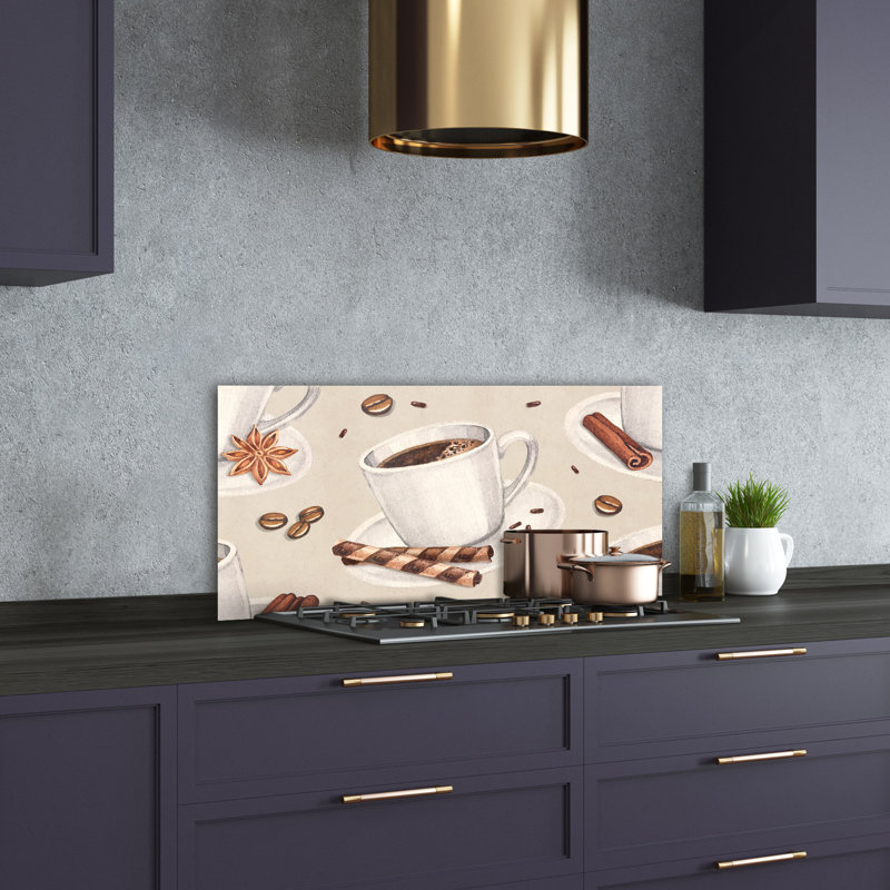 50cm W x 100cm L Glass Peel and Stick Panel