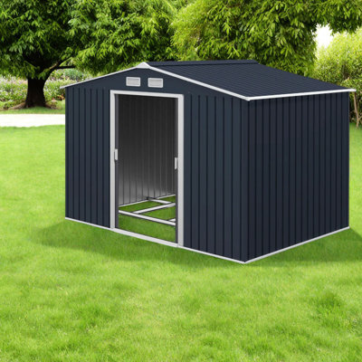 Spacious Steel Outdoor Sheds, Modern Garden Storage Solution