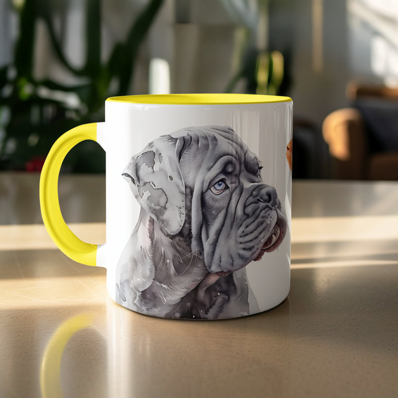 Ceramic Coffee Mug, Yellow