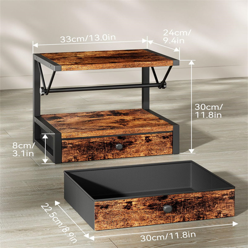 30cm H x 33cm W Printer Stand