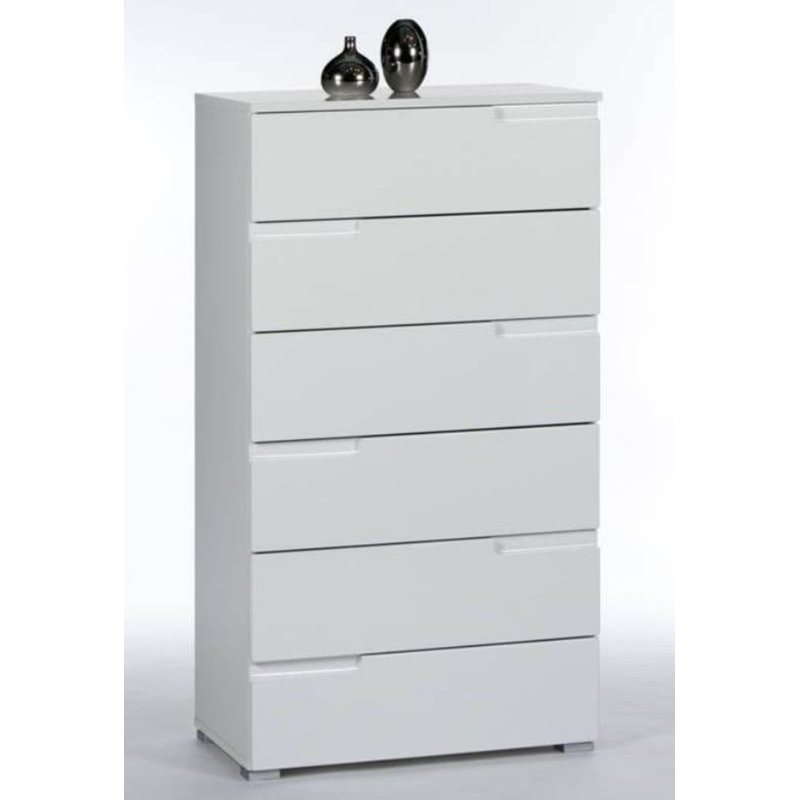 65.1 cm W Chest of 6 Drawers