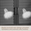 Armoire de rangement rustique avec portes à volets et tiroir Farmhouse-117530076