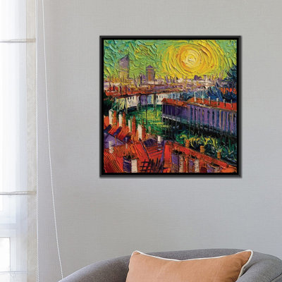«A Summer in Lyon», reproduction sur toile