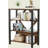 1 Pb+iron Back Strip With Light Bookshelf, Four Layers Retro Colour-494922388-494922387