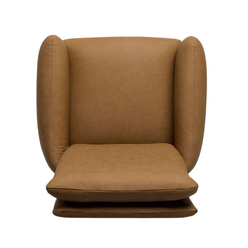 Wayland Leather Swivel Executive Chair, Maestro Camel