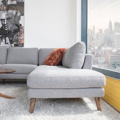 Glenda Upholstered L-Shaped Sectional