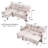 78.35" Cotton Linen L-Shaped Sofa-801922015