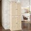 Armoire de rangement à 4 portes avec 4 tablettes réglables
