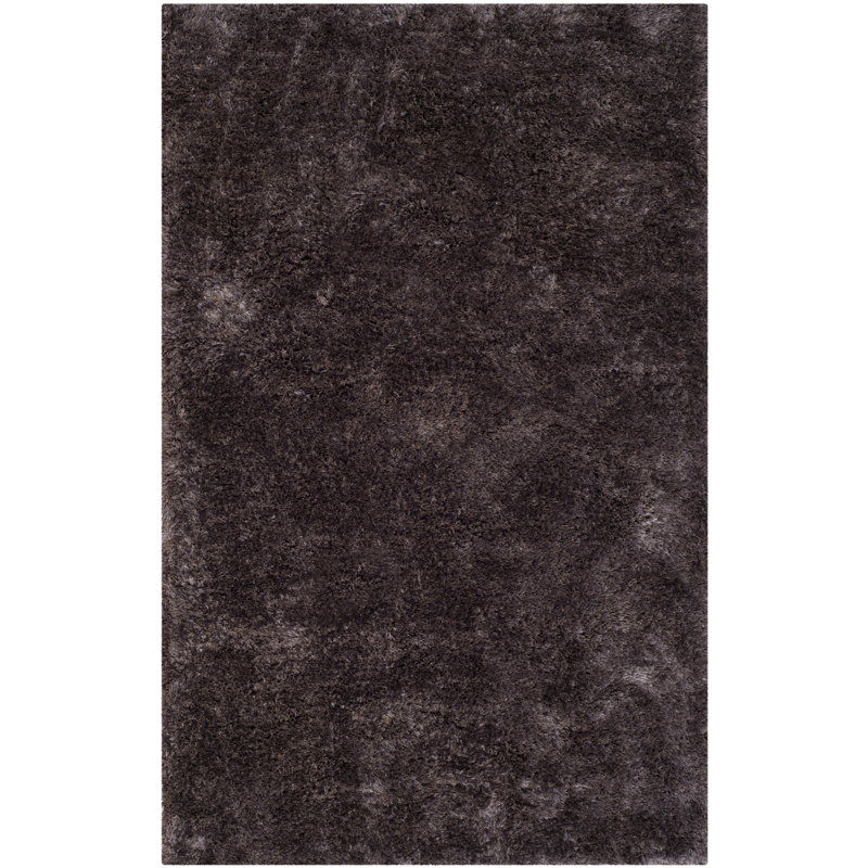 Delane Handmade Tufted Lavender Area Rug, Rectangle 4' x 6'