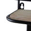 Tablette de bar flottante 22,8 x 5,5 x 28,7 po avec porte-dosette, crochets et tablette de rangement