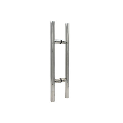 Poignée FHC LH24CH dos-à-dos, finition bronze huilé, matériau laiton, longueur 24 po, centre à centre 12 po, finition chrome poli