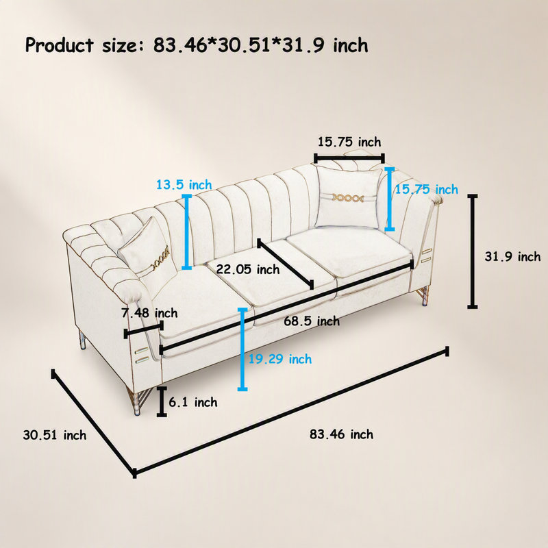 FX-P82B-GR (834-14 SOFA)