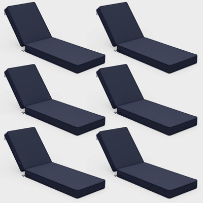 Coussin de chaise longue d'extérieur, seulement coussins