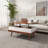 Khaleia Lift Top Coffee Table with Hidden Compartments and Wood Legs, Walnut