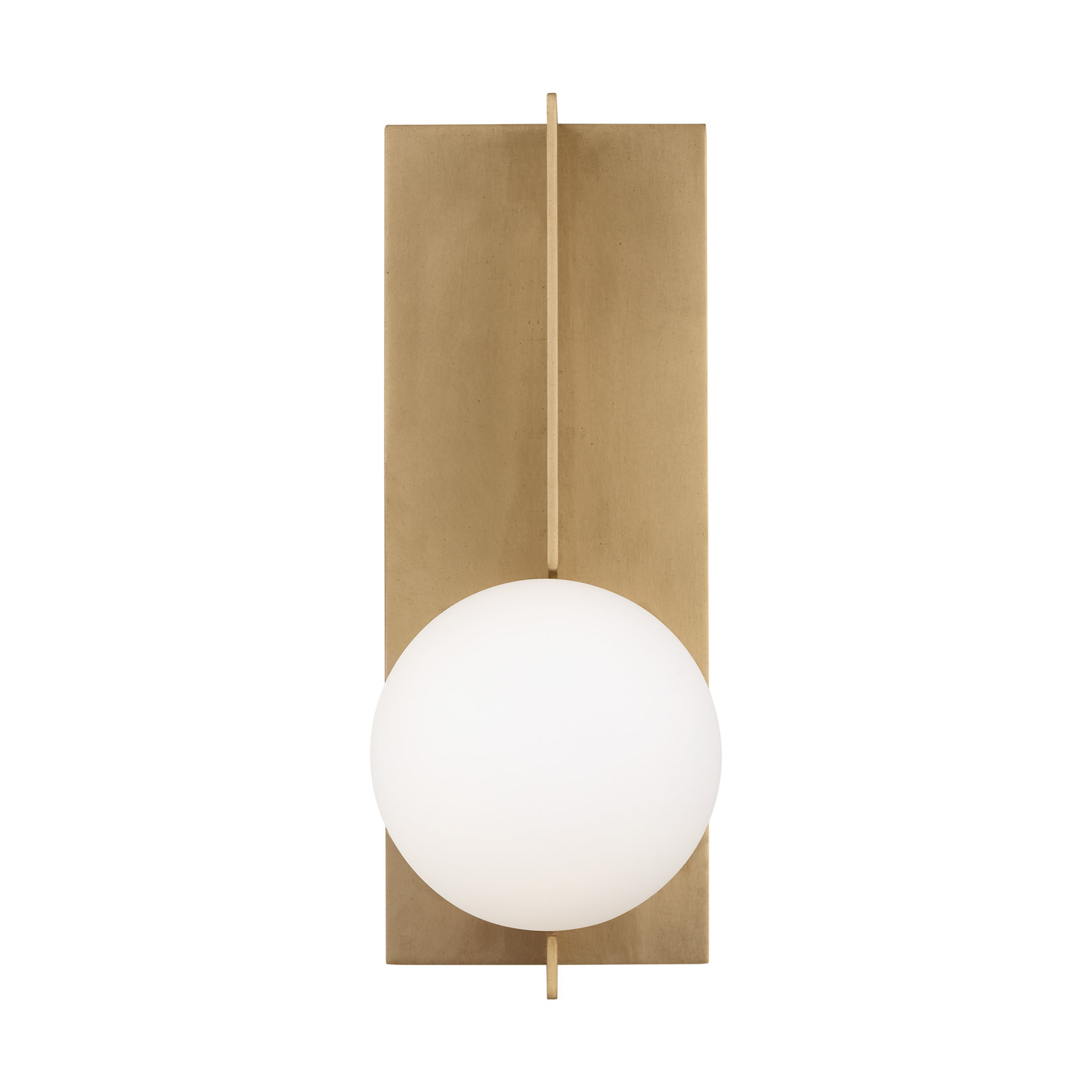 Orbel Single Light Glass Dimmable Corner Wall Light, Matte Black, No