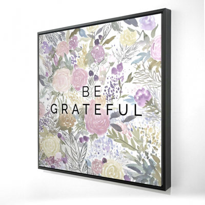 " Be Grateful "