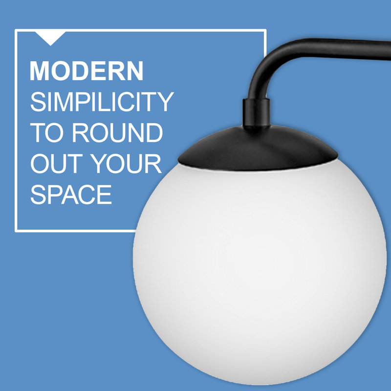 Kobie 3 - Light Dimmable Vanity Light, Black