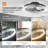 16'' Smart LED Ceiling Fan with Light and Remote APP Control-821690361